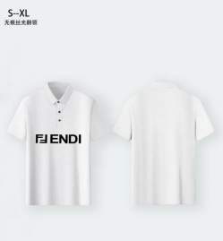 Picture of Fendi Polo Shirts Short _SKUFendiS-XL1qx8628024